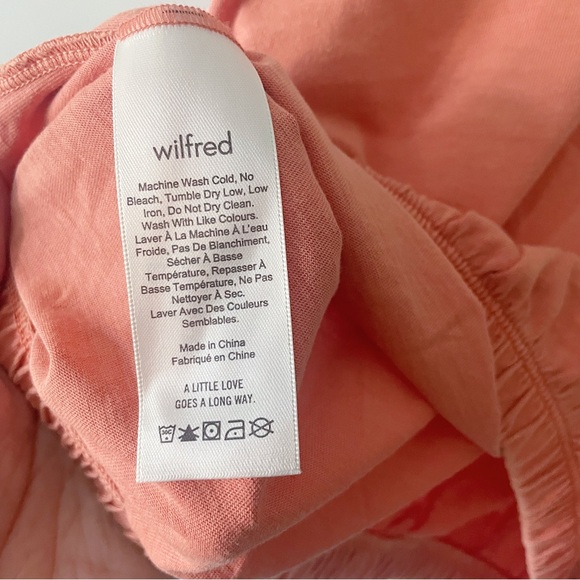 ARITZIA Wilfred Piaf Tank Top, Size XS, Tawny Orange Crop Tank - Picture 6 of 7